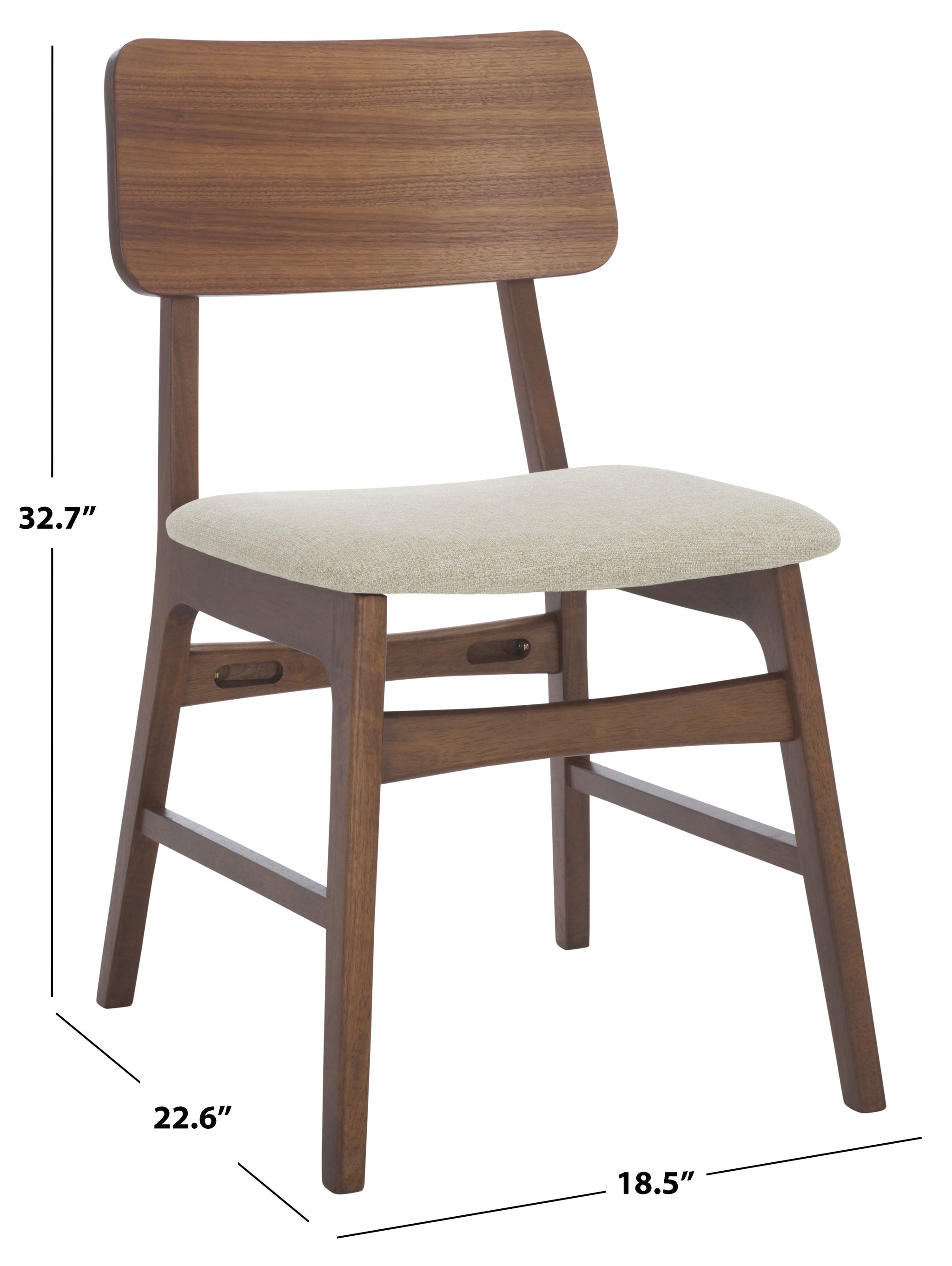 Madina Wood Dining Chair | Safavieh Couture - SFV6706