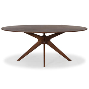 Hawkins Wood Oval Dining Table | Safavieh Couture - SFV7241