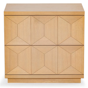 Deziree Wood 2 Drawer Nightstand | Safavieh Couture – SFV7243