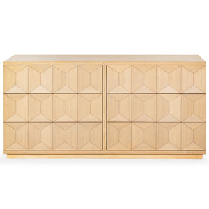 Deziree Wood 6 Drawer Dresser | Safavieh Couture - SFV7244