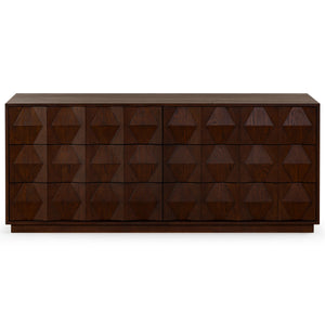 Riabelle Wood 6 Drawer Dresser | Safavieh Couture - SFV7249