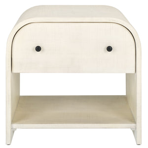 Jaqualina 1 Drawer Wood Nightstand | Safavieh Couture - SFV7712