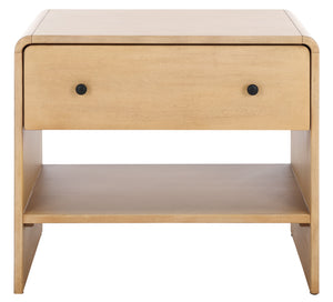 Haydriana 1 Dr Wood Nightstand | Safavieh Couture - SFV7713
