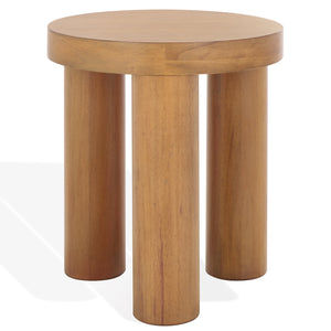 Bary Rd 3 Leg Wood Acc Table | Safavieh Couture - SFV7715