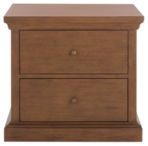 Lizzy 2 Drawer Wood Nightstand | Safavieh Couture - SFV7727