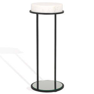 Safavieh Couture Jennibelle Marble And Mirror Drink Table, SFV7910