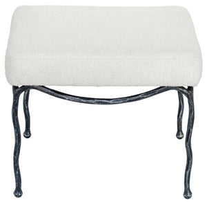 Lacarla Metal Legs Ottoman | Safavieh Couture - SFV7920