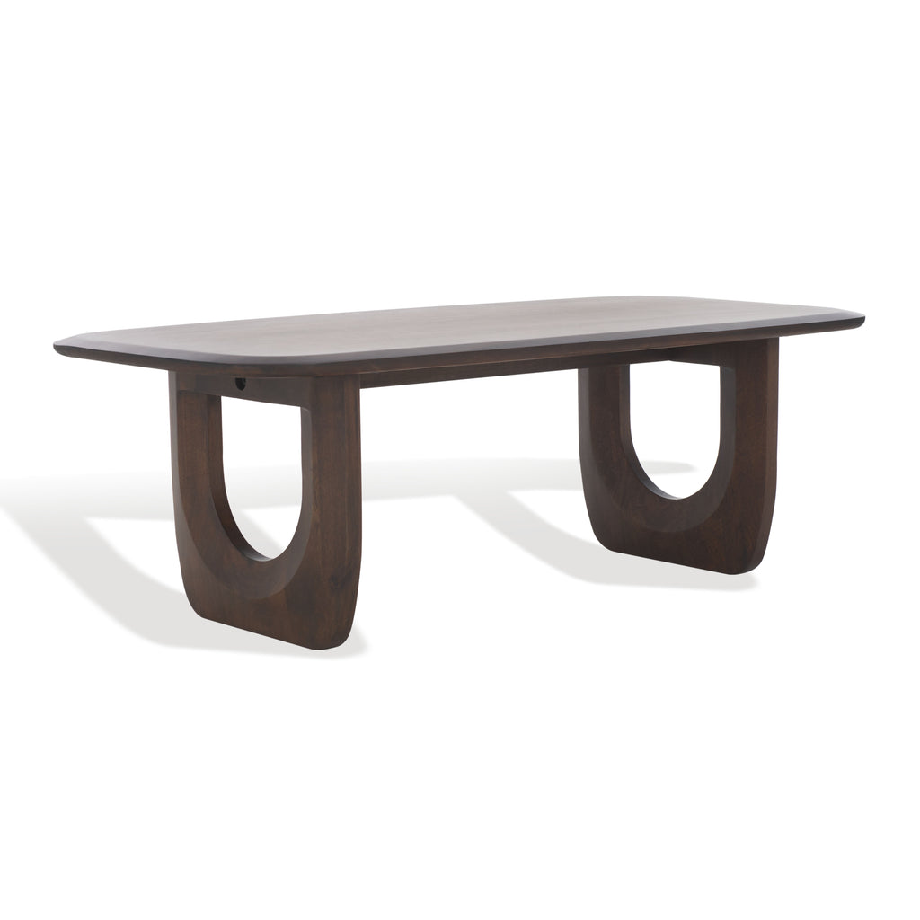 Safavieh Couture Cassiette Wood Coffee Table, SFV8303 - Walnut