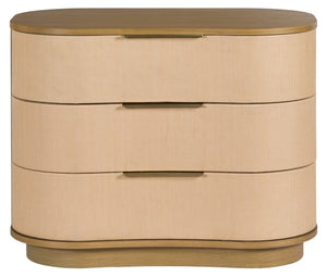 Joanne 3 Drawer Wood Nightstand | Safavieh Couture - SFV8807