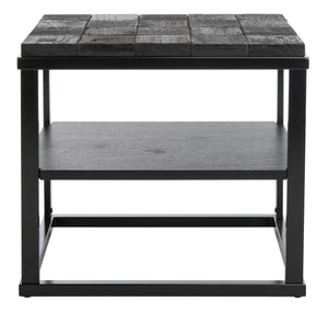 Brodie Charred Side Table | Safavieh Couture - SFV9027