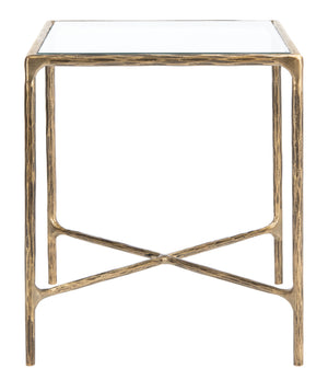 Jess Metal Square End Table | Safavieh Couture - SFV9053