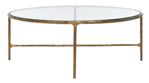 Jessa Oval Metal Coffee Table | Safavieh Couture - SFV9521
