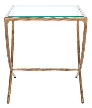 Debbie Square Metal Accent Table | Safavieh Couture - SFV9523