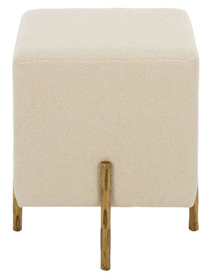 Jessa Square Boucle Ottoman | Safavieh Couture - SFV9535