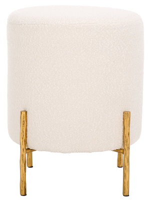 Jessa Round Boucle Ottoman | Safavieh Couture - SFV9536
