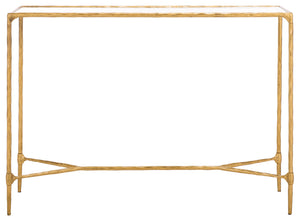 Isabellina Metal And Glass Console Table | Safavieh Couture SFV9543