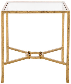 Tauri Metal Square Accent Table | Safavieh Couture - SFV9554