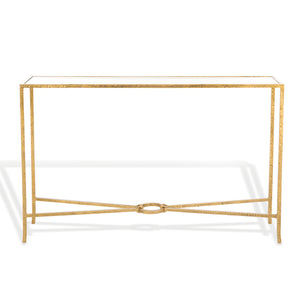 Tauri Metal Rect Console Table | Safavieh Couture - SFV9556