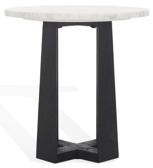 Trenton Round Marble Top Accent Table | Safavieh Couture - SFV9717