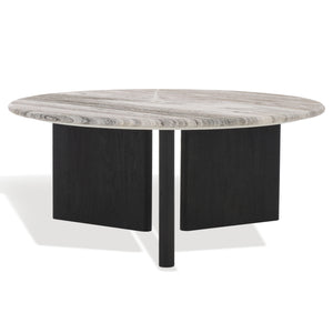Lauresse Round Marble Top Coffee Table | Safavieh Couture – SFV9723
