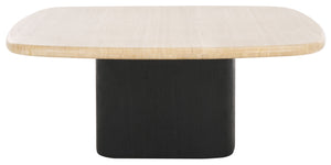 Celestyn Square Travertine Coffee Table | Safavieh Couture - SFV9738