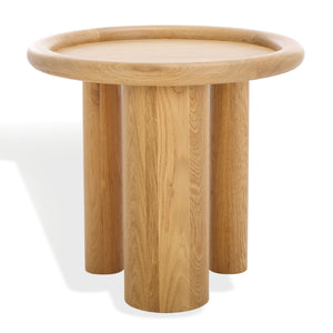 Madelynn Round Wood Accent Table | Safavieh Couture – SFV9746
