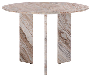 Bindi 3 Leg Marble Dining Table | Safavieh Couture - SFV9752