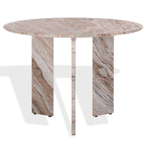 Bindi 3 Leg Marble Dining Table | Safavieh Couture - SFV9752
