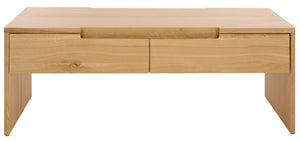 Riverside Oak Wood Coffee Table | Safavieh Couture - SFV9761