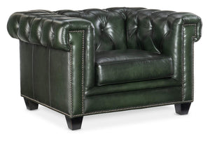 Charleston Tufted Chair - Green | Hooker Furniture - SS198-01-029
