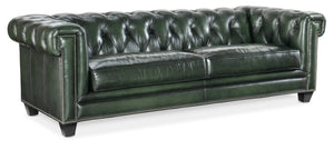 Charleston Tufted Sofa - Green | Hooker Furniture - SS198-03-029