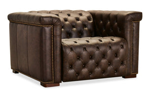Savion Deux Power Recliner with Power Headrest - Brown | Hooker Furniture - SS435-PH1-089