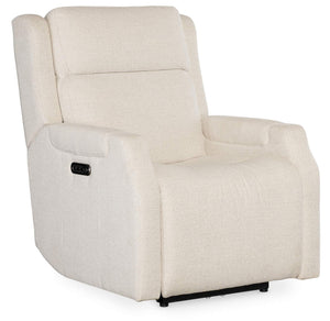 Nelson Zero Gravity Power Recliner with Power Headrest and Lumbar - White | Hooker Furniture - SS836-PHZL1-402