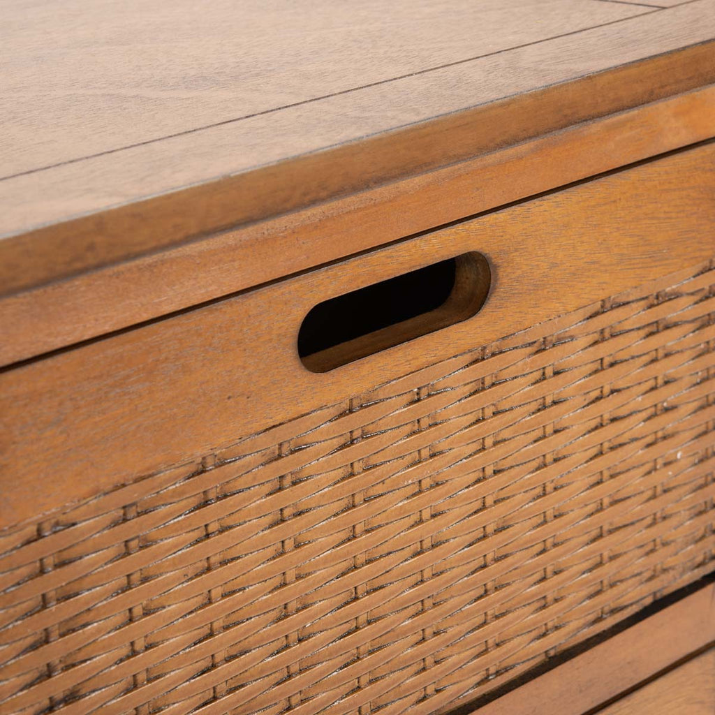 Safavieh Landers 6 Drawer Storage Unit - Honey