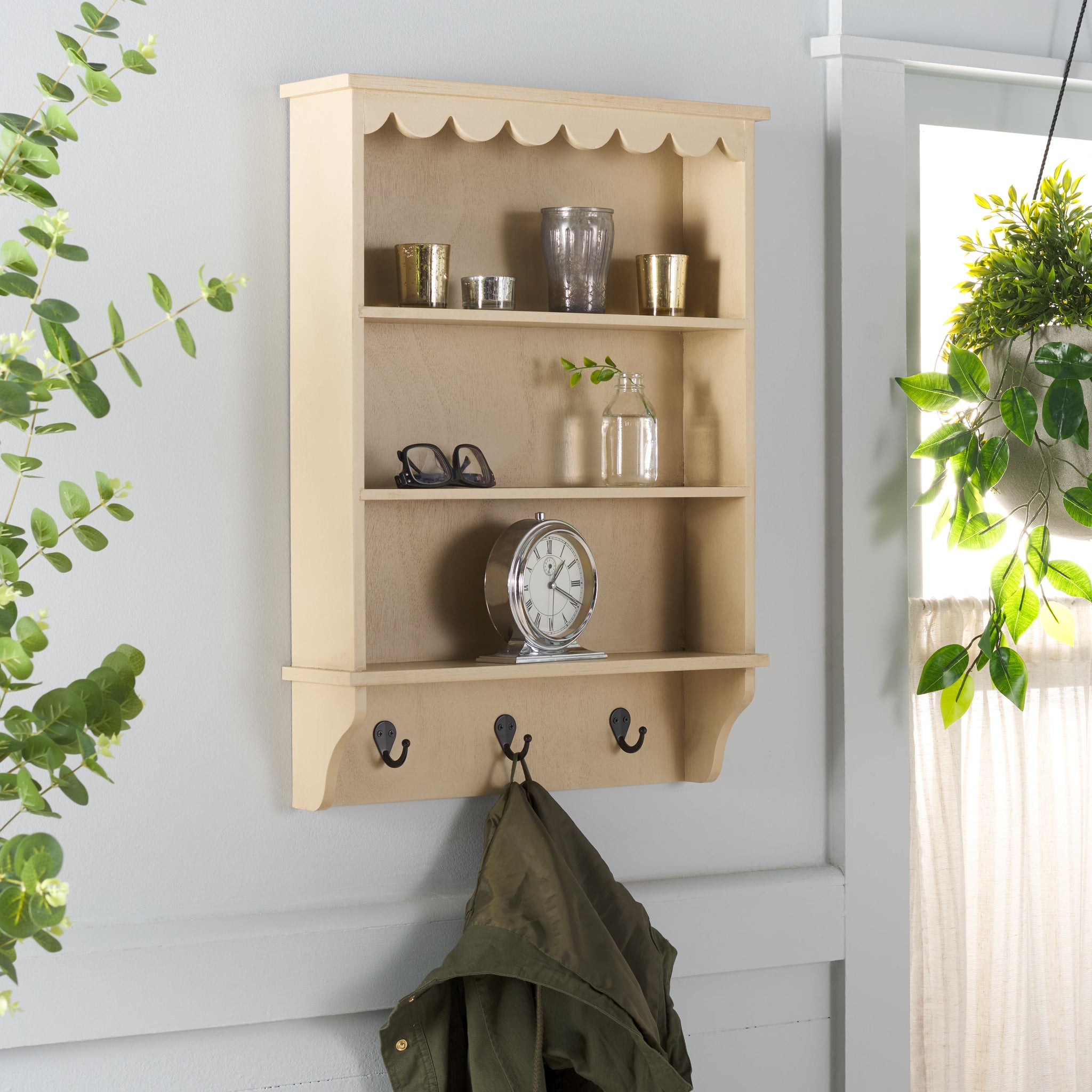 Haven 3 Hook Wall Rack | Safavieh - STG5702