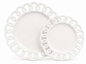 White Loop Dinnerware Collection