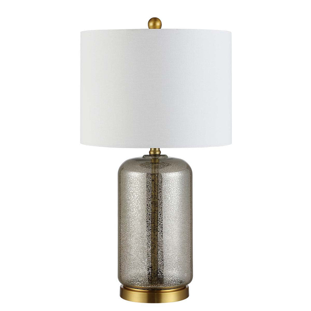 Novah Glass Table Lamp | Safavieh - TBL4283 - Silver