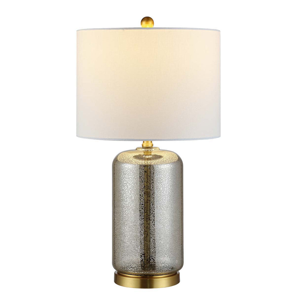 Novah Glass Table Lamp | Safavieh - TBL4283 - Silver