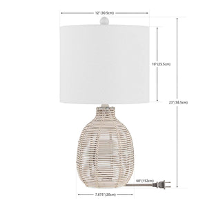 Juana Rattan Table Lamp | Safavieh - TBL4468