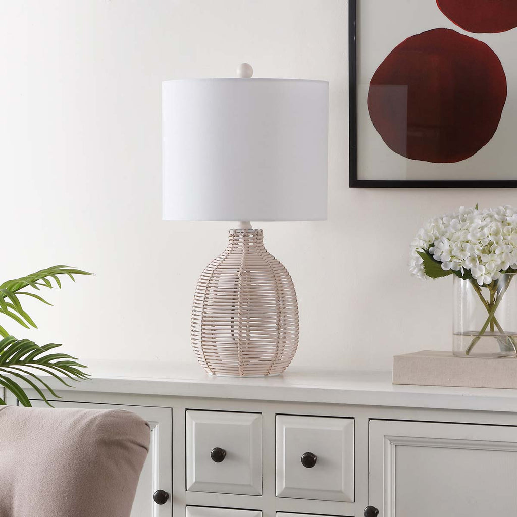 Oroya Table Lamp | Safavieh - TBL4473 - White