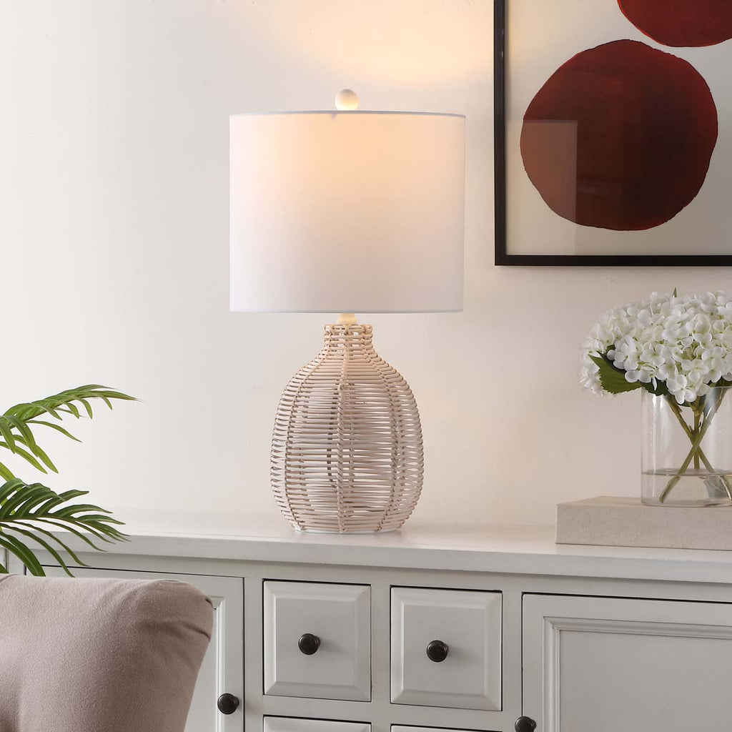 Oroya Table Lamp | Safavieh - TBL4473 - White