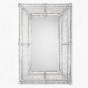 SALVATORE Murano Glass Mirror | Decorative Crafts