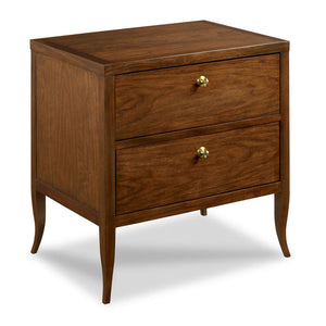 Petite Sarah Bedside Chest - Bordeaux Finish | Woodbridge Furniture - TF407-10