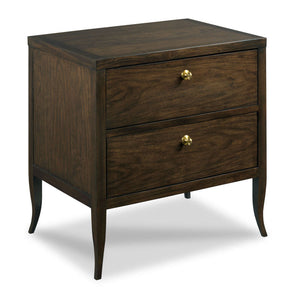 Petite Sarah Bedside Chest - Mink Finish | Woodbridge Furniture - TF407-13