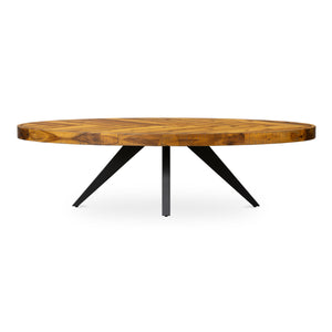 Parq Oval Coffee Table Amber | Moe's Home Collection - TL-1020-14