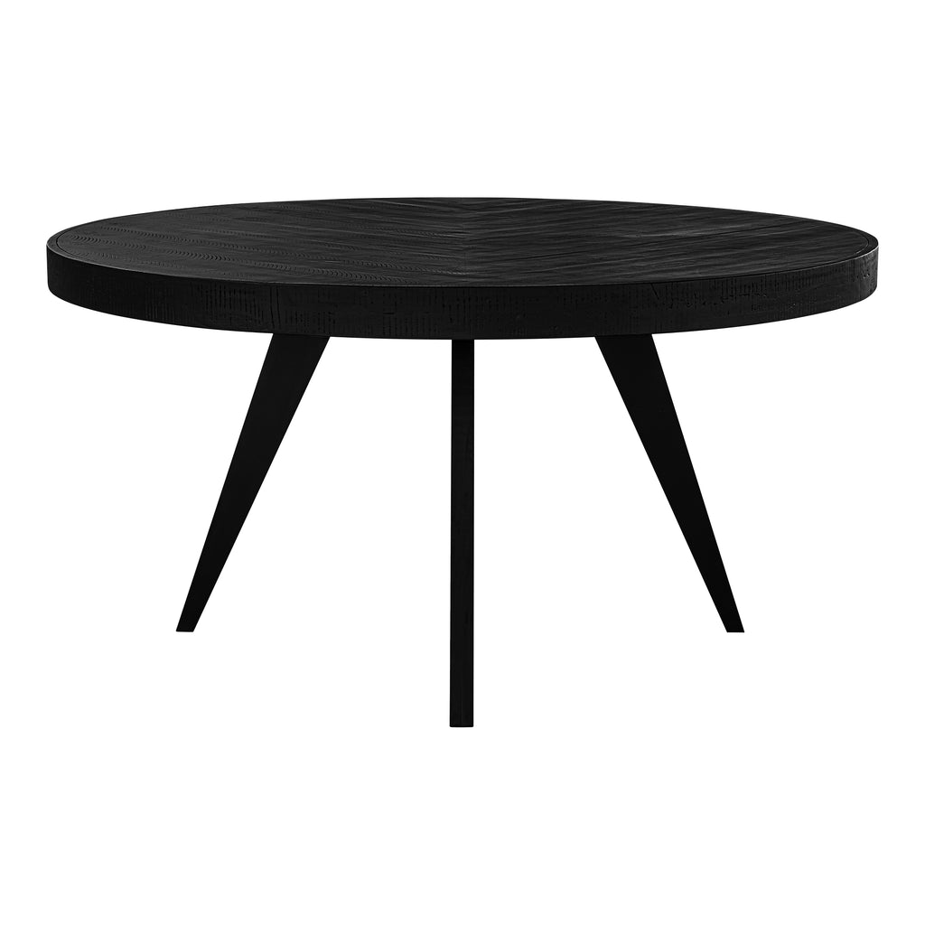 Parq 60In Round Dining Table Black | Moe's Furniture - TL-1029-02