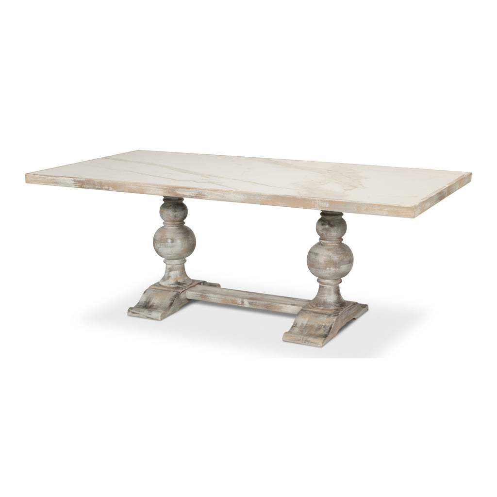 Small 81" Dining Table As Shown | Sarreid Ltd - U130-AS06