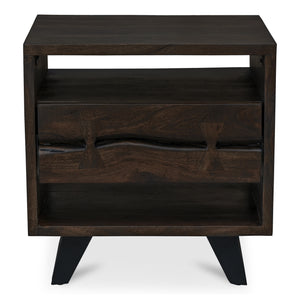 Madagascar Nightstand Dark Brown | Moe's Home Collection - UH-1008-20