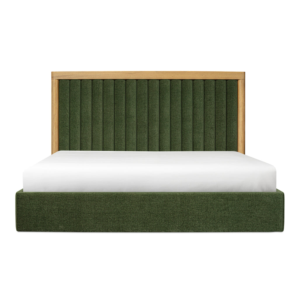 Nina King Bed Forest Green | Moe's Furniture - UT-1004-16-0