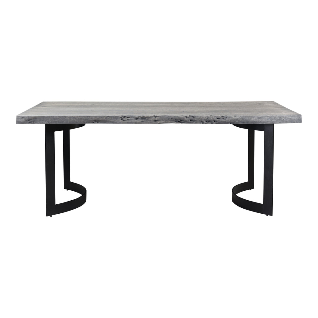 Bent Dining Table Extra Small Weathered Grey | Moe's Furniture - VE-1036-29